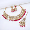 Bridal Jewelry Set – Ivory White & Champagne Kundan Choker