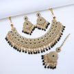 Bridal Jewelry Set – Ice Blue & Champagne Polki Choker