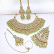 Bridal Jewelry Set – Mint Green & Champagne Full Bridal Set