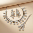 Bridal Jewelry Set – Necklace, Earrings & Maang Tikka Silver