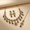 Bridal Jewelry Set – Ruby Red & Gold II