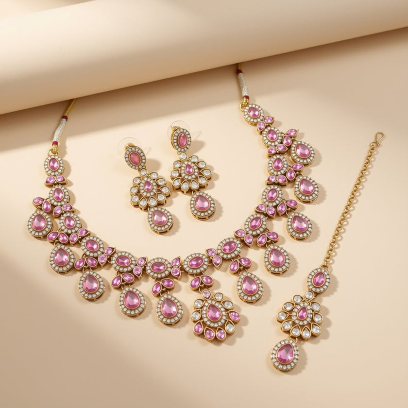 Bridal Jewelry Set – Mint Green & Silver