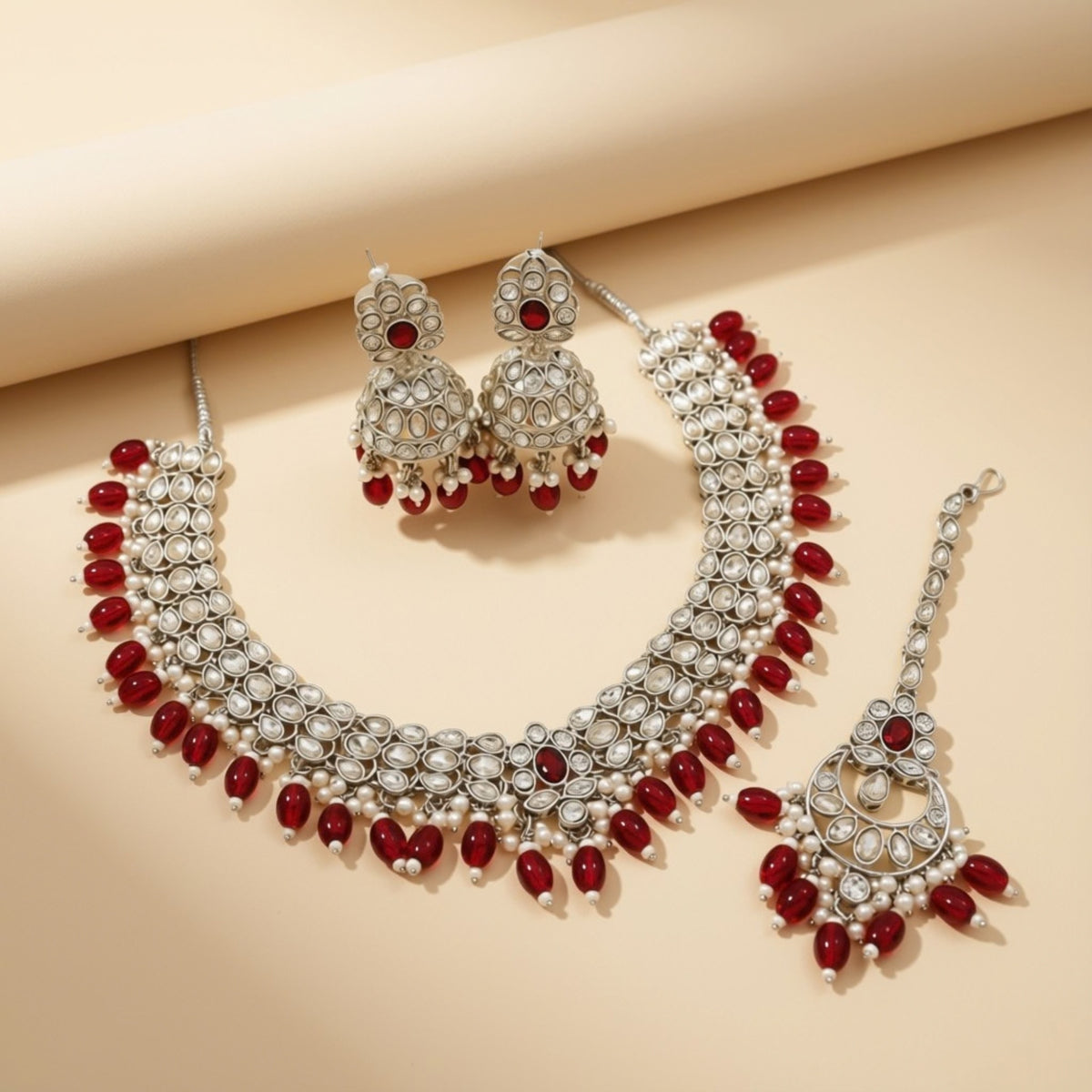 Bridal Jewelry Set – Lavender & Silver