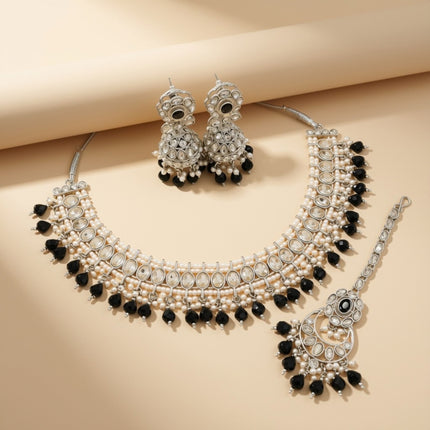 Bridal Jewelry Set – Champagne Crystal & Antique Gold