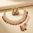 Bridal Jewelry Set – Purple Crystal & Antique Gold